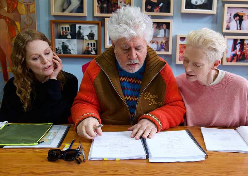 Tilda, Julianne y Pedro