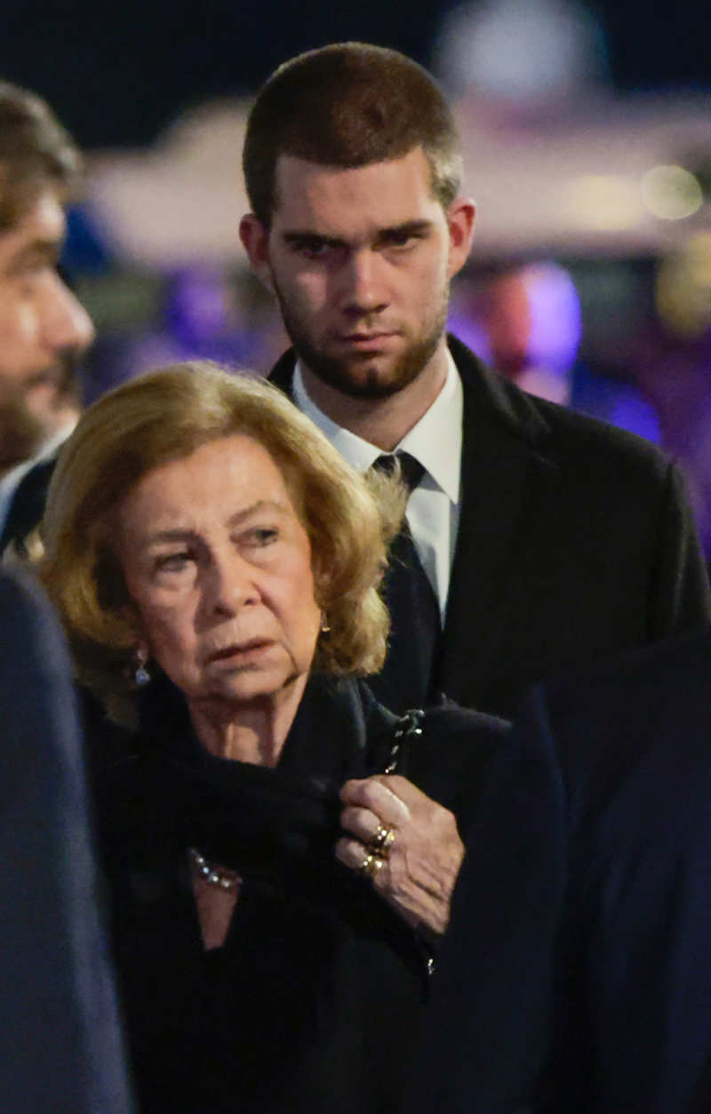 Juan Urdangarin y su abuela materna, la Reina Sofía