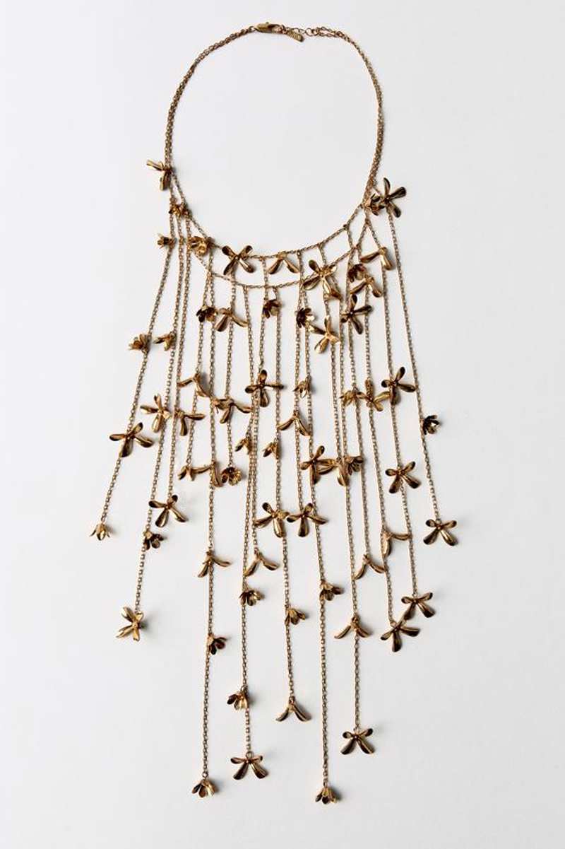 Collar cascada flores de Zara 25,95 euros