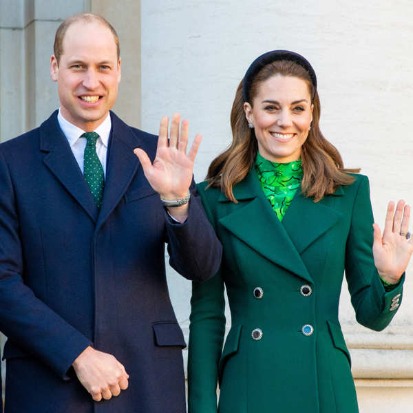 Kate y Guillermo juntos y sonrientes