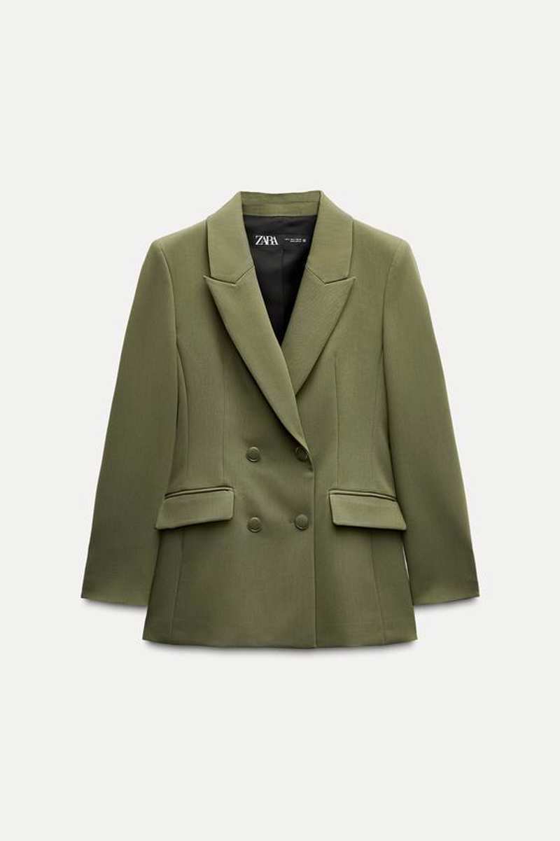 Blazer cruzada de Zara 59,95 euros