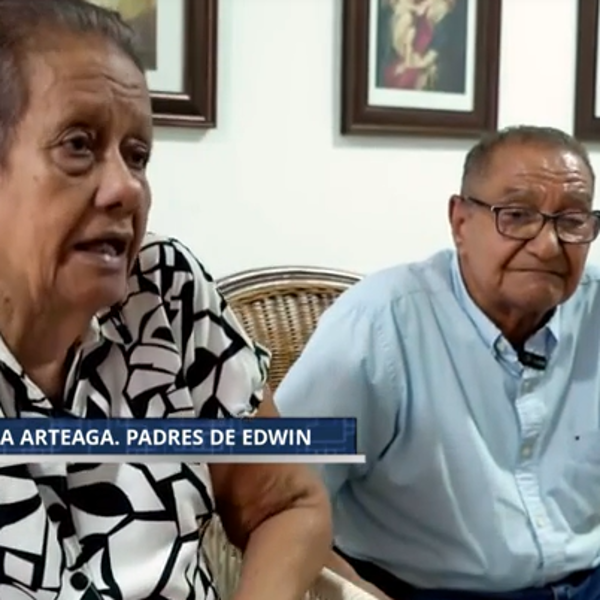 Los padres de Edwin Arrieta