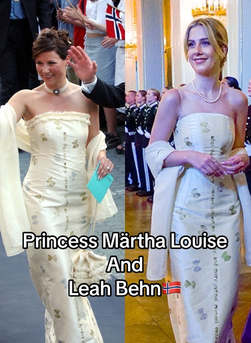 Marta Luisa de Noruega y su hija Leah Behn 