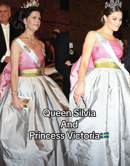 Silvia de Suecia y Victoria de Suecia 