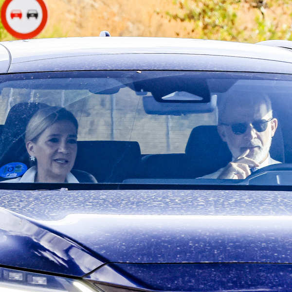 Felipe VI y la Infanta Cristina en la boda de Victoria López-Quesada. 