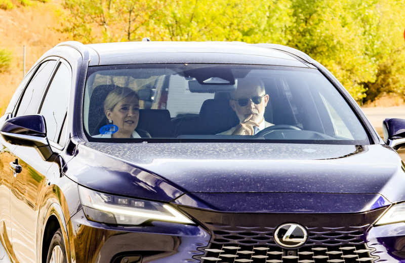 La Infanta Cristina y Felipe Vi acuden a la boda de Victoria López-Quesada. 