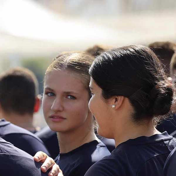 La Princesa Leonor en la Escuela Naval de Marín