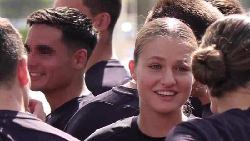 Leonor en la Escuela Naval de Marín