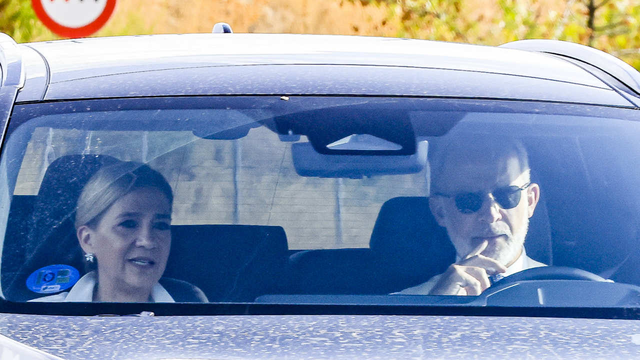 Felipe VI y la Infanta Cristina en la boda de Victoria López-Quesada. 