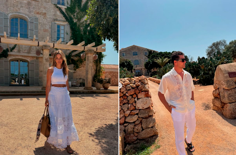 Rosanna Zanetti y David Bisbal en Menorca