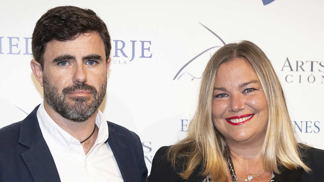 Antonio Matos y Caritina Lapique en un photocall