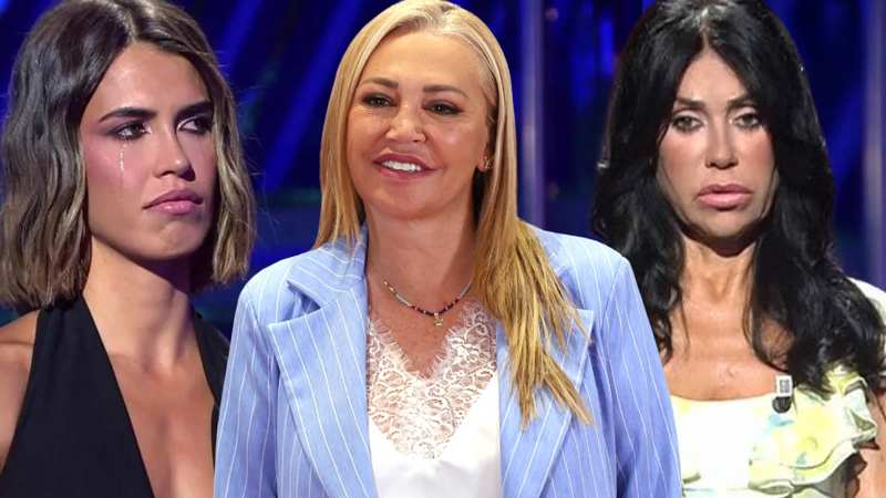 Belén Esteban, Maite Galdeano y Sofía Suescun en un montaje