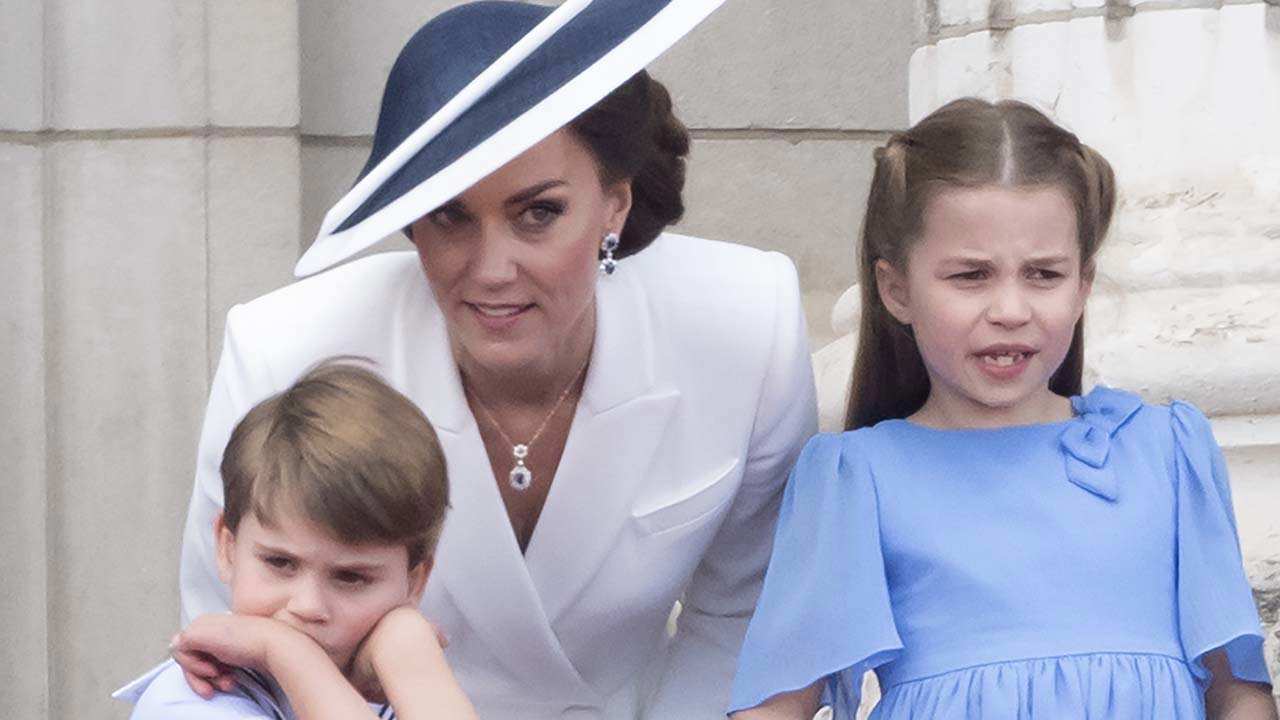 Kate Middleton junto a sus hijos