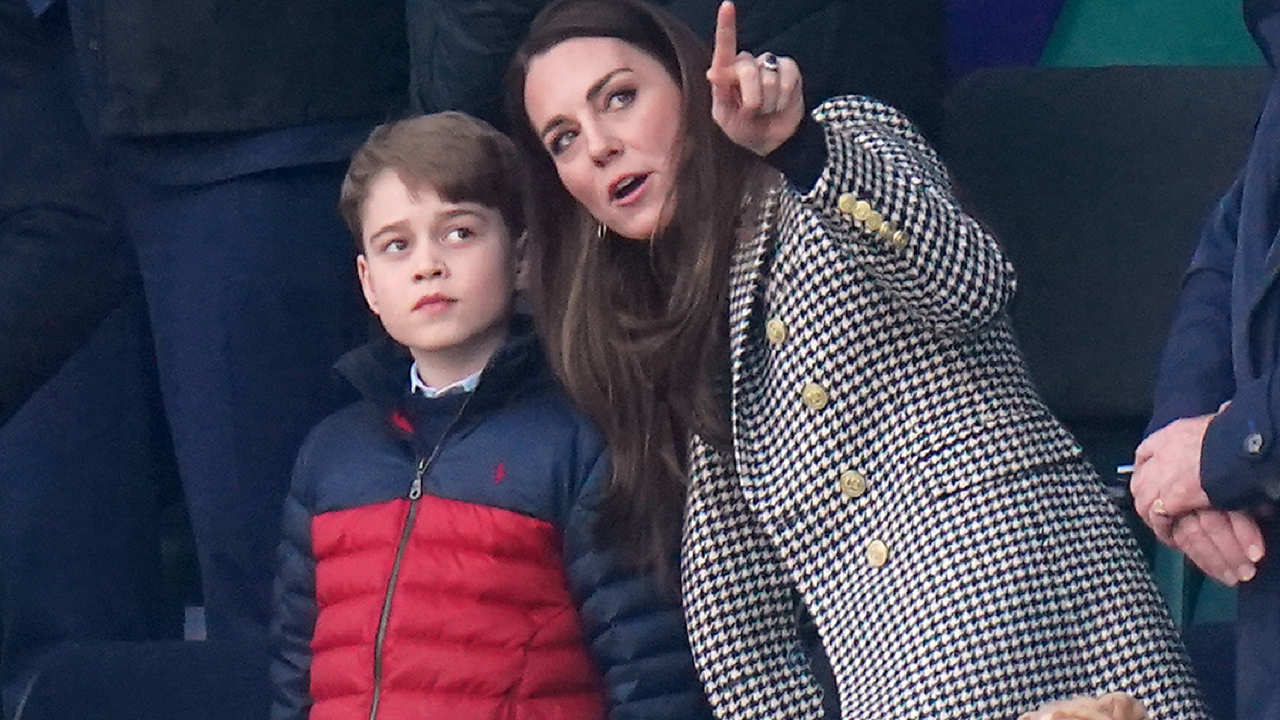 Kate Middleton y el príncipe George, en una foto de archivo. 