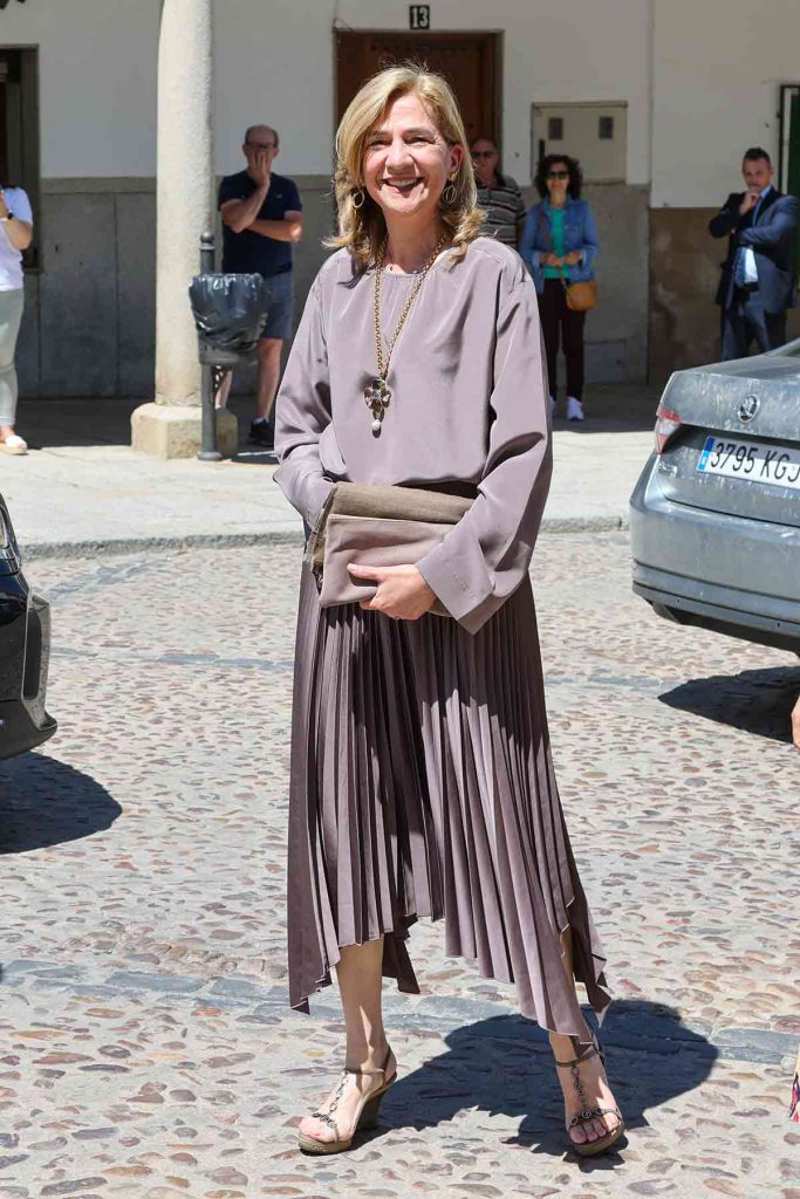 La infanta Cristina, la invitada más elegante en una boda en Toledo