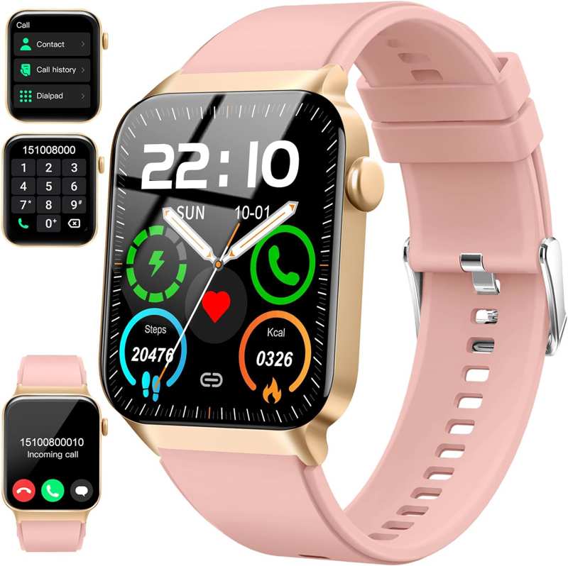 Donerton, Smartwatch Pulsómetro, Monitor de Sueño, Pulsera Actividad 110+ Modos Deportivos