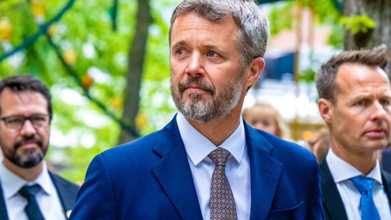 Federico de Dinamarca, durante un acto en Copenhague.