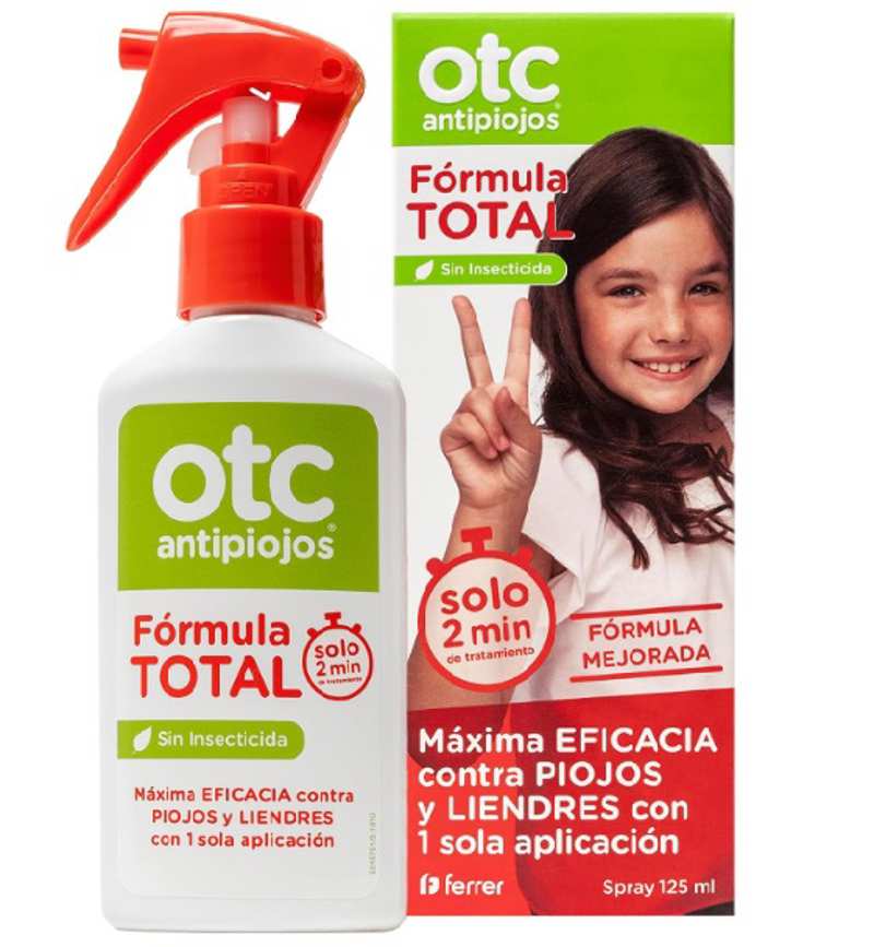 OTC Antipiojos, spray antipiojos fórmula total