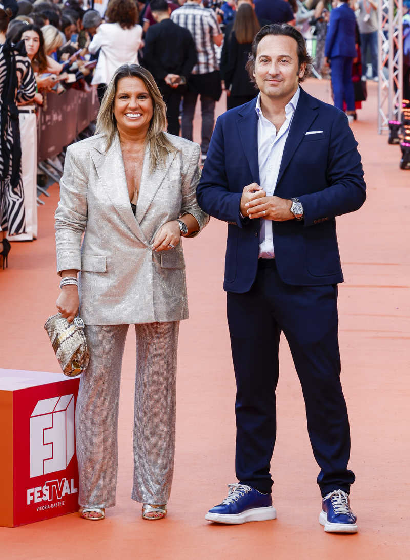 Carmen Porter e Iker Jiménez en el FesTVal de Vitoria