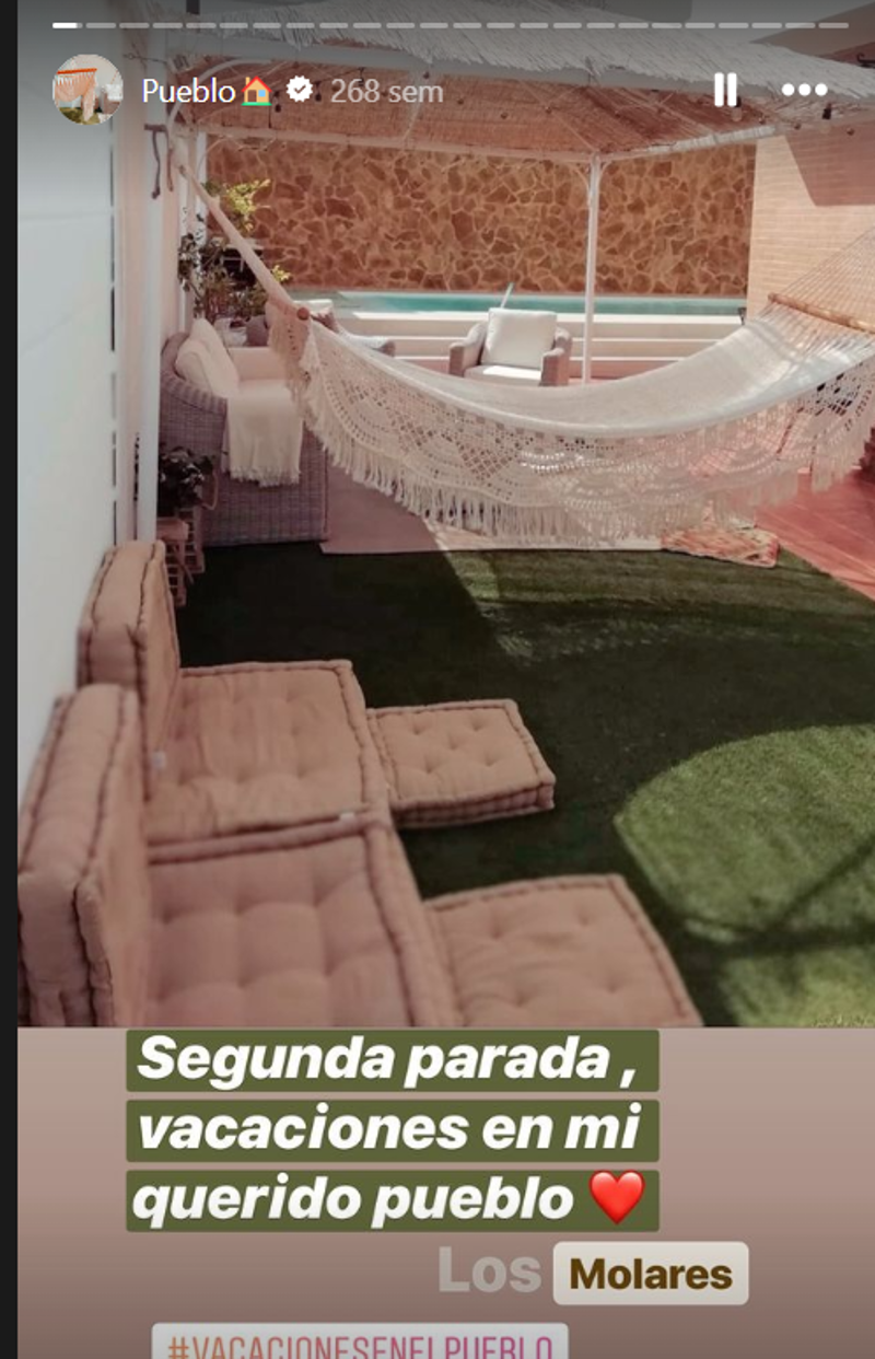 Exterior de la casa de Jessica Bueno en Los Molares