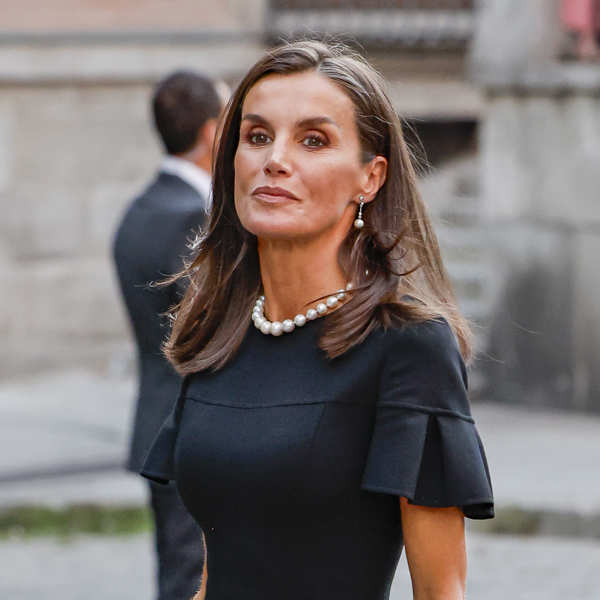 La Reina Letizia, ene l funeral de Juan Gómez-Acebo.