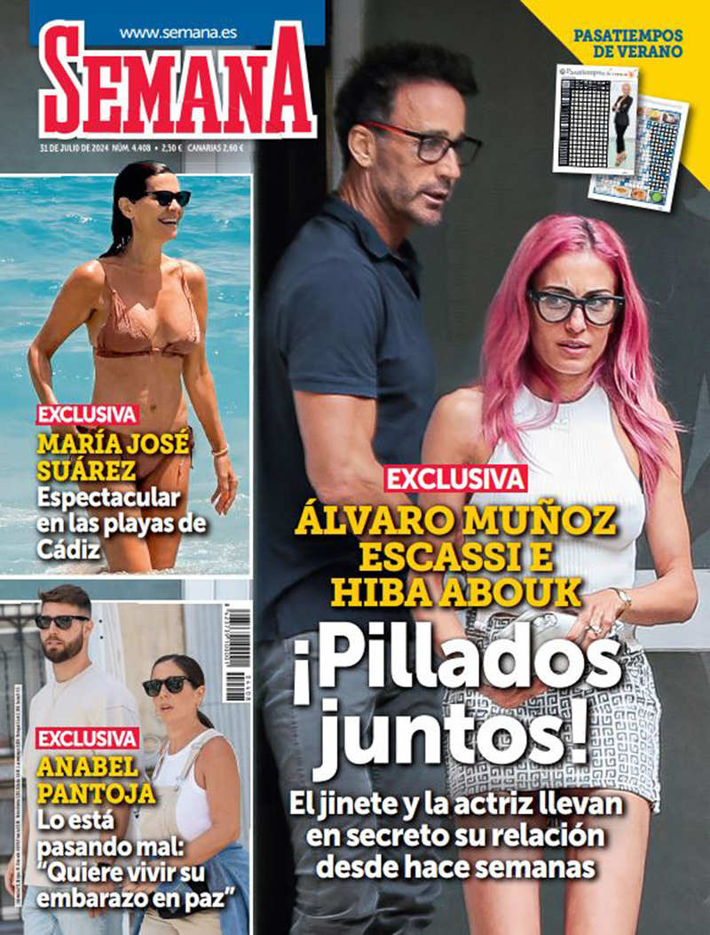 Álvaro Muñoz Escassi e Hiba Abouk, pillados juntos
