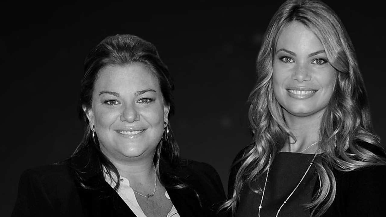 Caritina Goyanes y su hermana, Carla, en una de sus últimas fotos