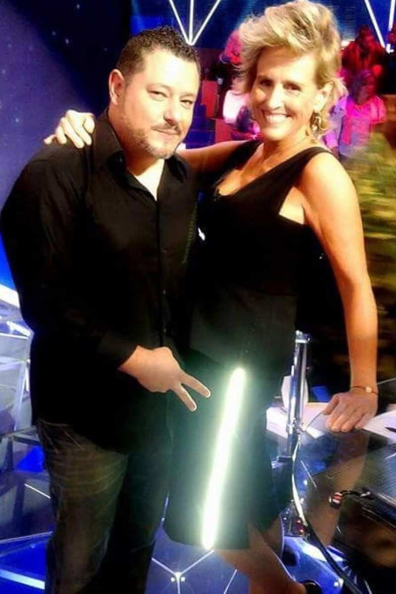 Jorge Berrocal y Mercedes Milá. 