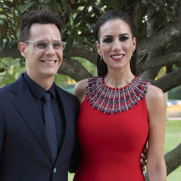 Christian Gálvez y Patricia Pardo en la boda de Antonio Rossi