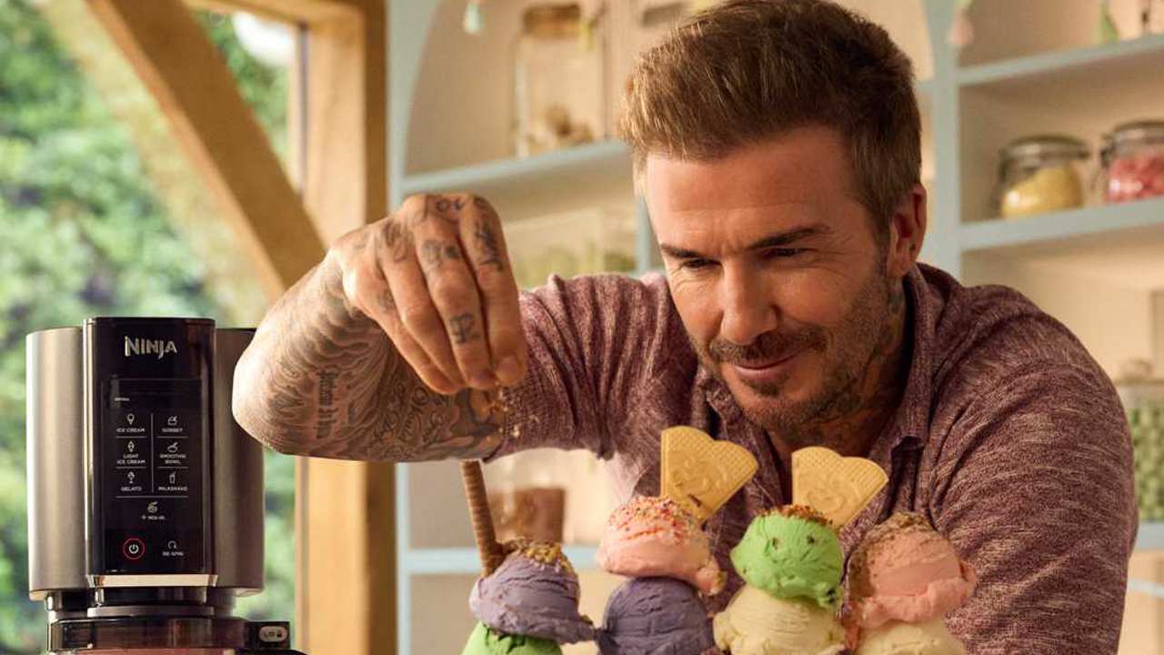 David Beckham con Shark Ninja