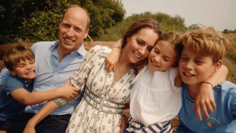 Kate Middleton junto a su familia