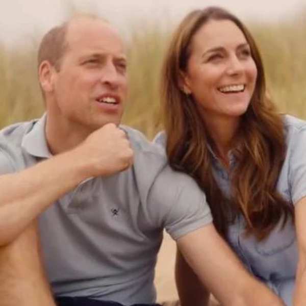 Kate Middleton y el príncipe Guillermo en el vídeo en el que han anunciado que la princesa ha terminado con la quimio