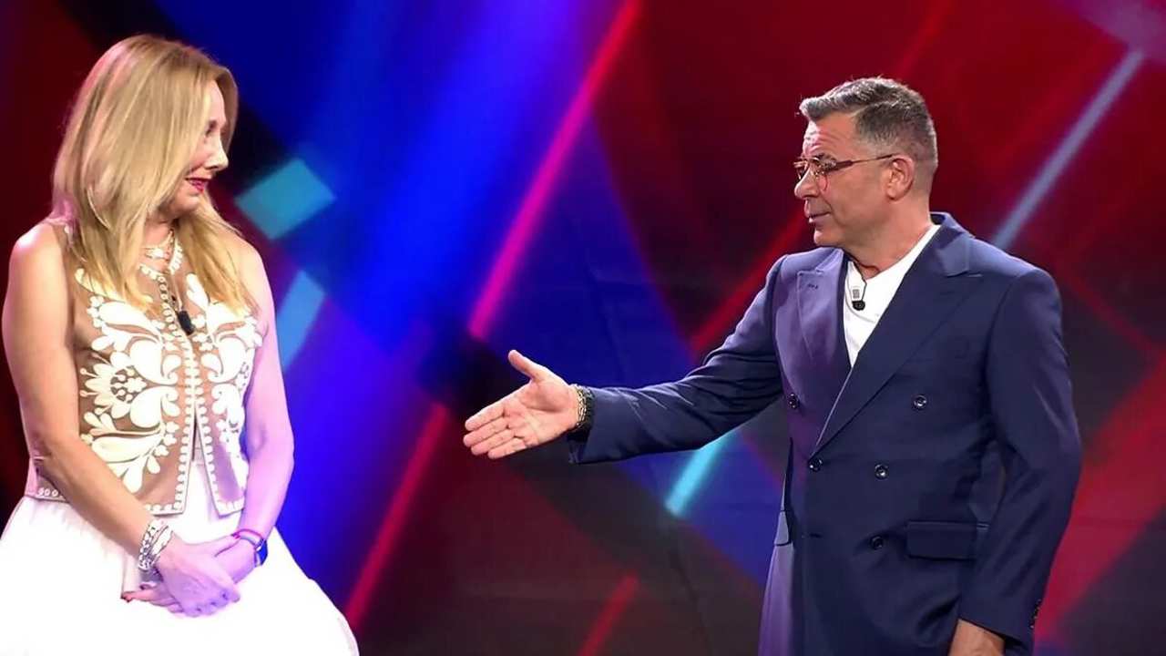 La inesperada reacción de Jorge Javier al reencontrarse con Belén Rodríguez en el plató de 'Gran Hermano' tras dos años sin hablarse