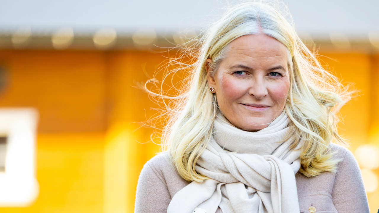 Mette-Marit en su viaje oficial por Noruega