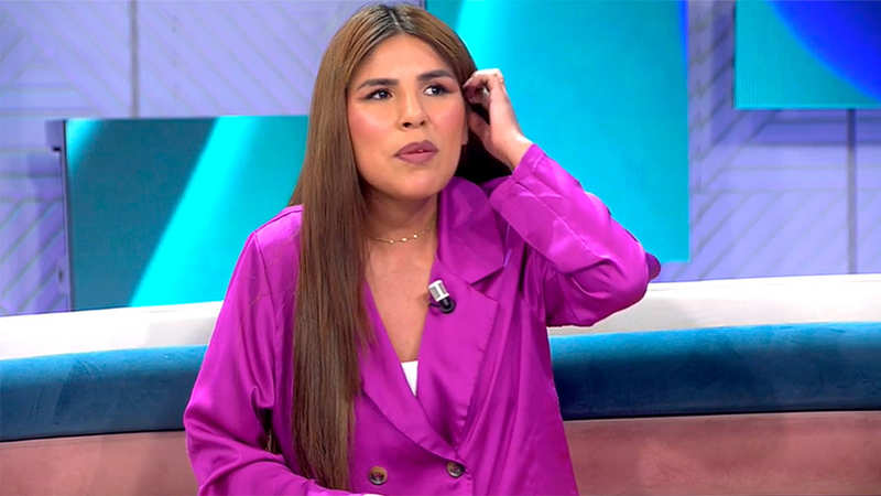 Isa Pantoja, en el plató de 'Vamos a ver'