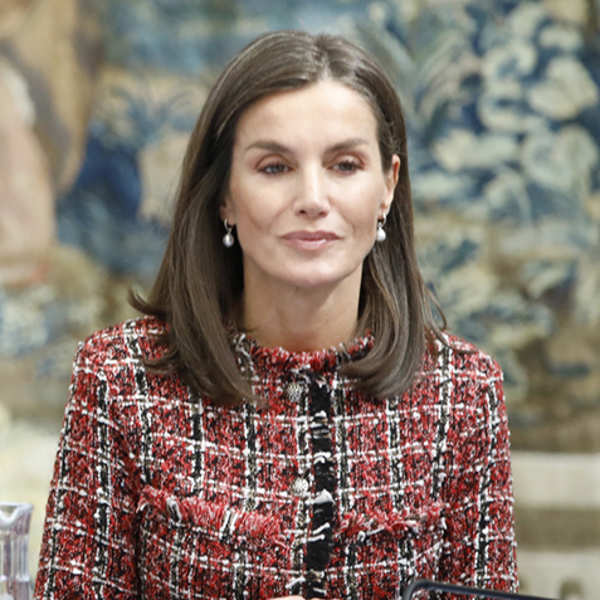 Los Reyes Felipe y Letizia en su reunión con la Fundación Princesa de Asturias