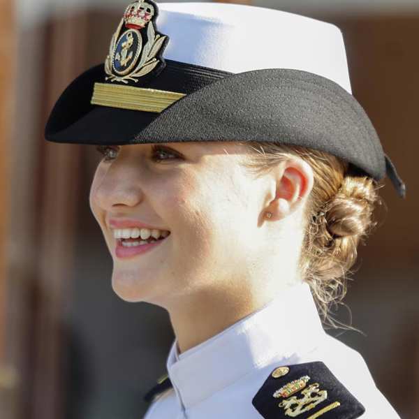 La Princesa Leonor en la Escuela Naval de Marín