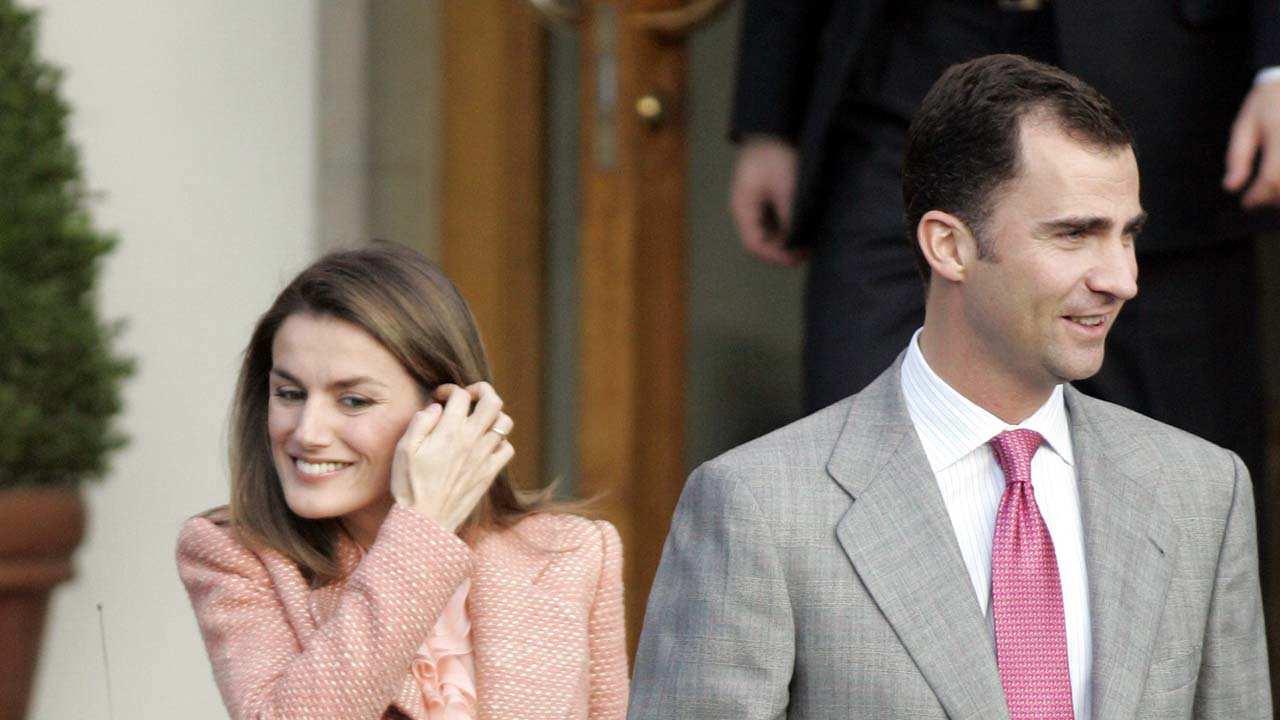 El Rey y la Reina Letizia en el año 2004