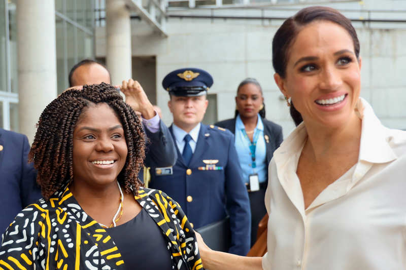 Meghan Markle durante su visita a Colombia el pasado mes de agosto