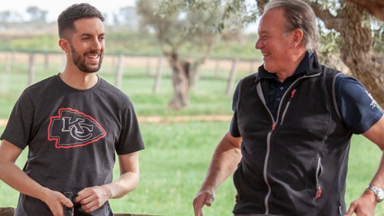 Broncano junto a Bertín Osborne en 'Mi casa es la tuya'