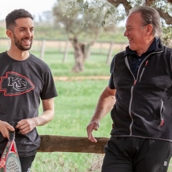 Broncano junto a Bertín Osborne en 'Mi casa es la tuya'