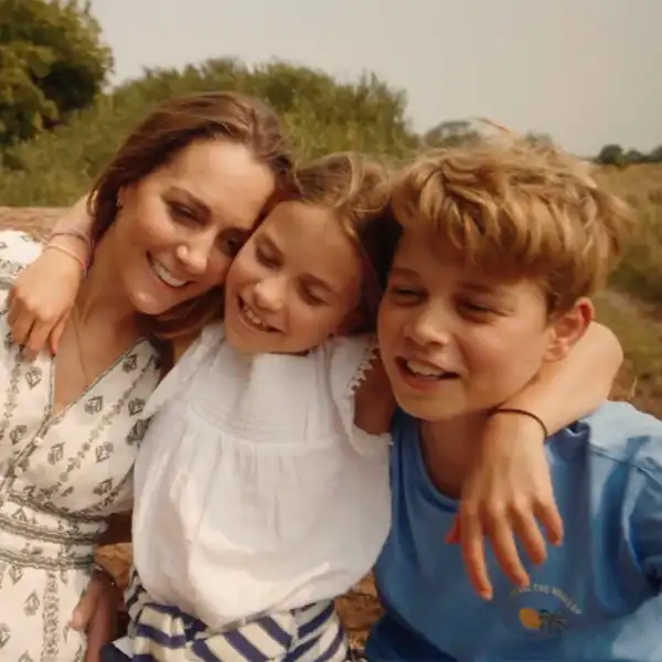 Kate Middleton junto a su familia