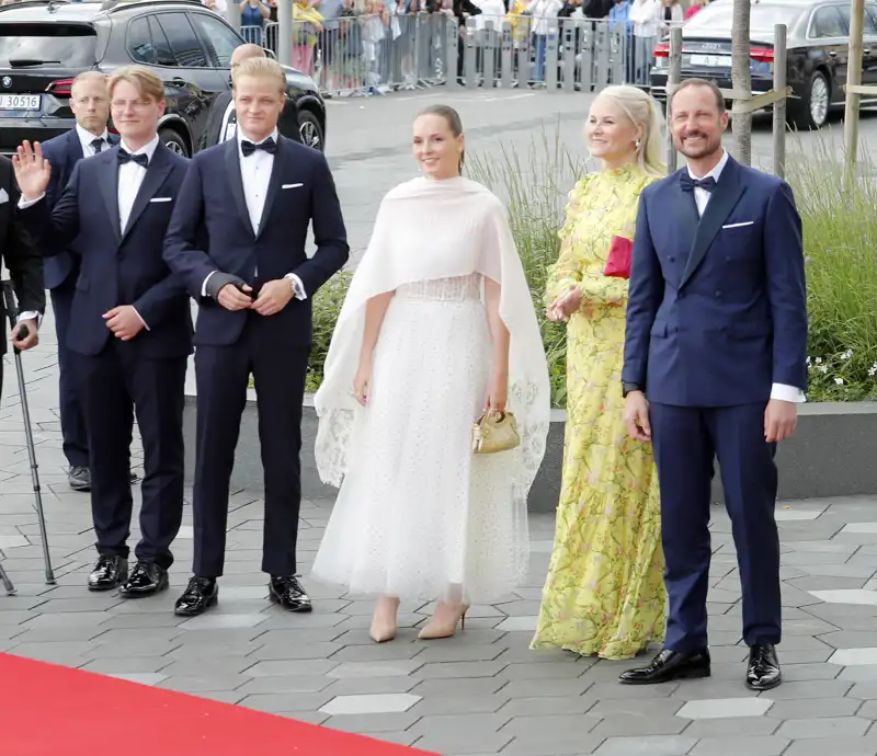 Marius Borg Høiby durante un acto