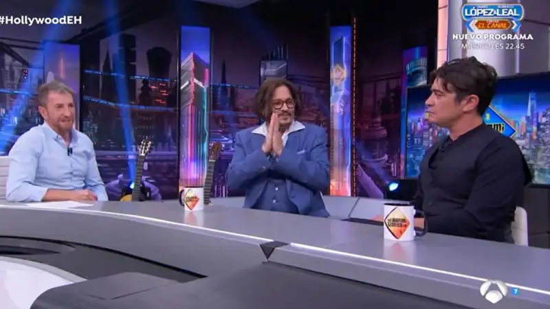 Johnny Depp y Ricardo en El Hormiguero