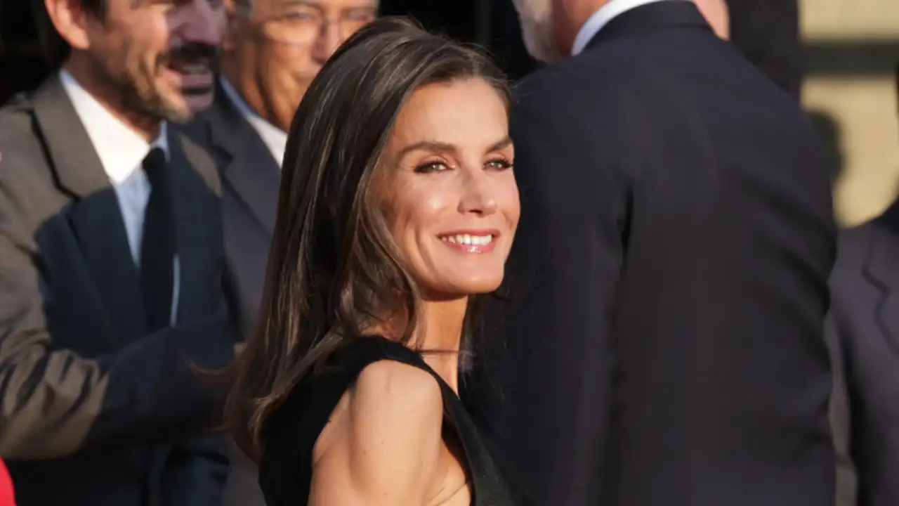 La Reina Letizia en el Teatro Real. 