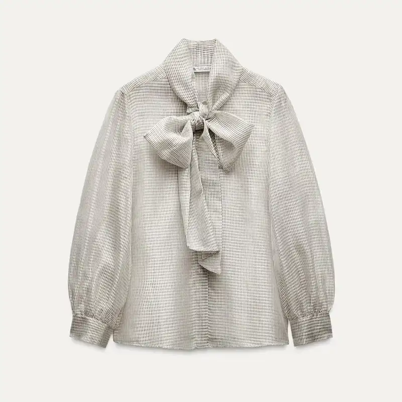 Camisa cuadros Lazo ZW Collection de Zara 49,95 euros 