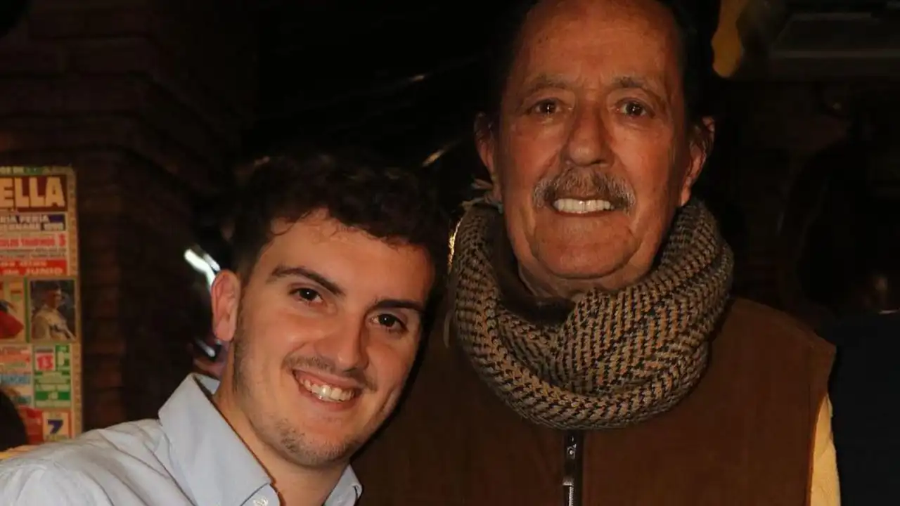 Julián Muñoz y su nieto Fran Redondo