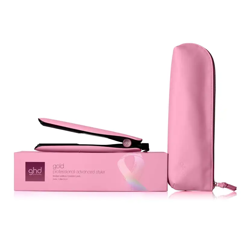 Plancha de pelo ghd rosa