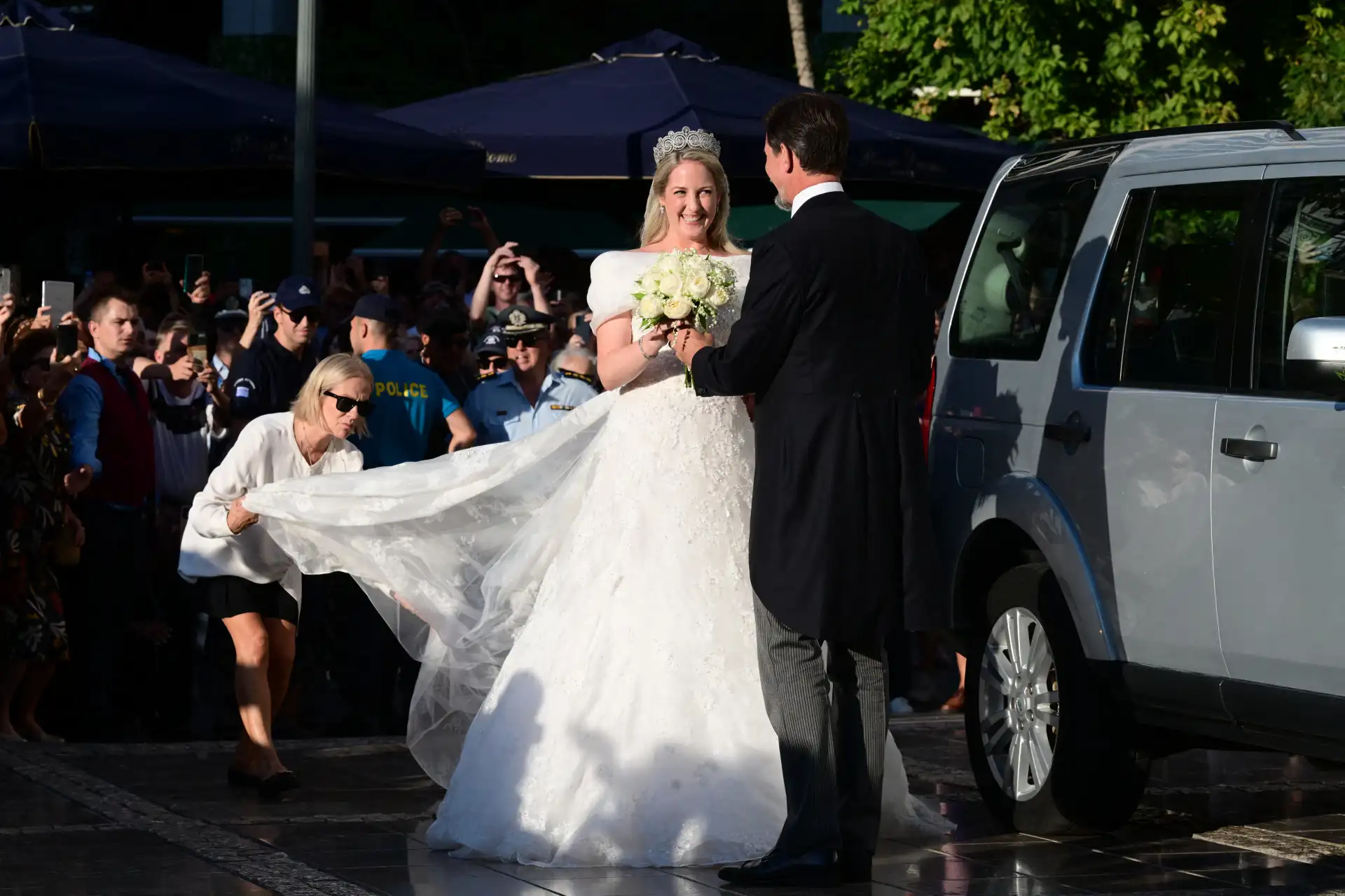 El vestido de novia de Teodora de Grecia