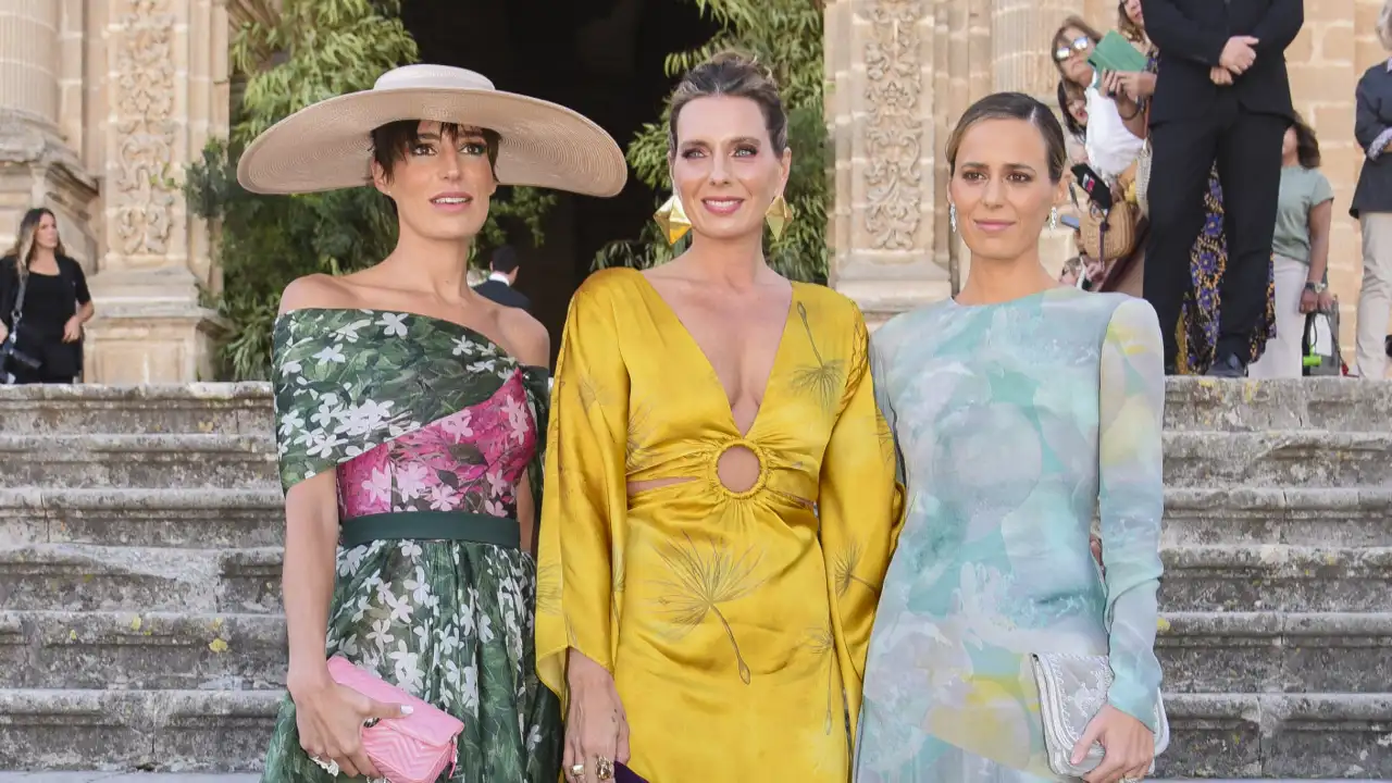  Eugenia, Claudia y Alejandra Osborne en la boda de Ana Cristina Portillo